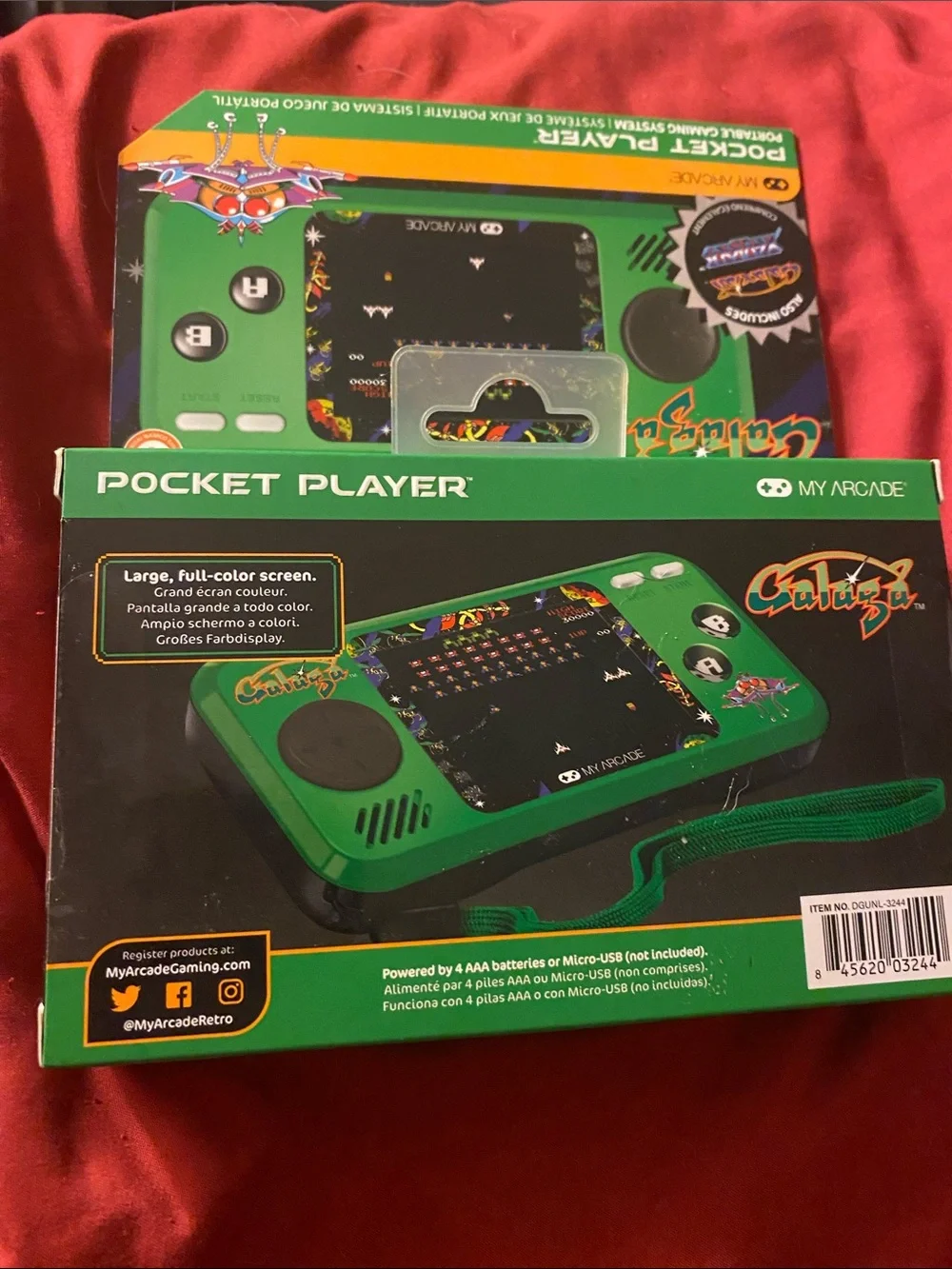 Arcade Pocket Player Portable Gaming System - Green